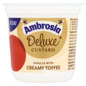Ambrosia Deluxe Custard Vanilla with Creamy Toffee Pot