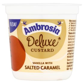 Ambrosia Deluxe Custard Vanilla with Salted Caramel Pot